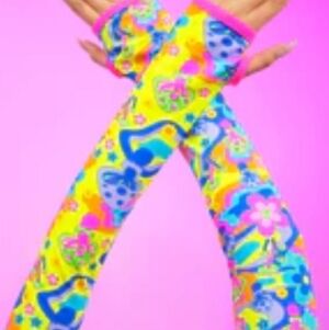 Rave Psychedelic Psilocybin Arm Gloves